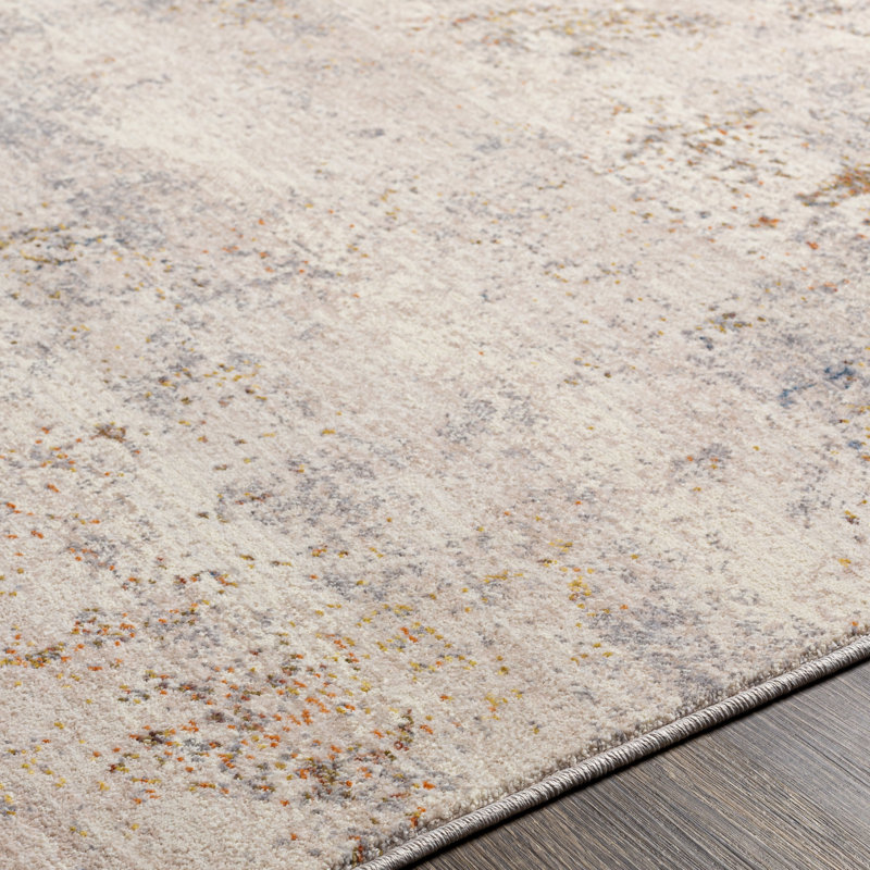 Chizoba Abstract Machine Woven Area Rug in, Rectangle 7'10" x 10'2"