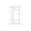Berend 3 Door Manufactured Wood Wardrobe