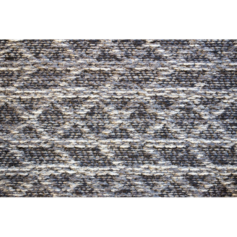 Libby Geometric Wool Hand Woven Area Rug, Rectangle 80 x 150cm