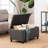 Amoha Cotton Upholstered Storage Bench