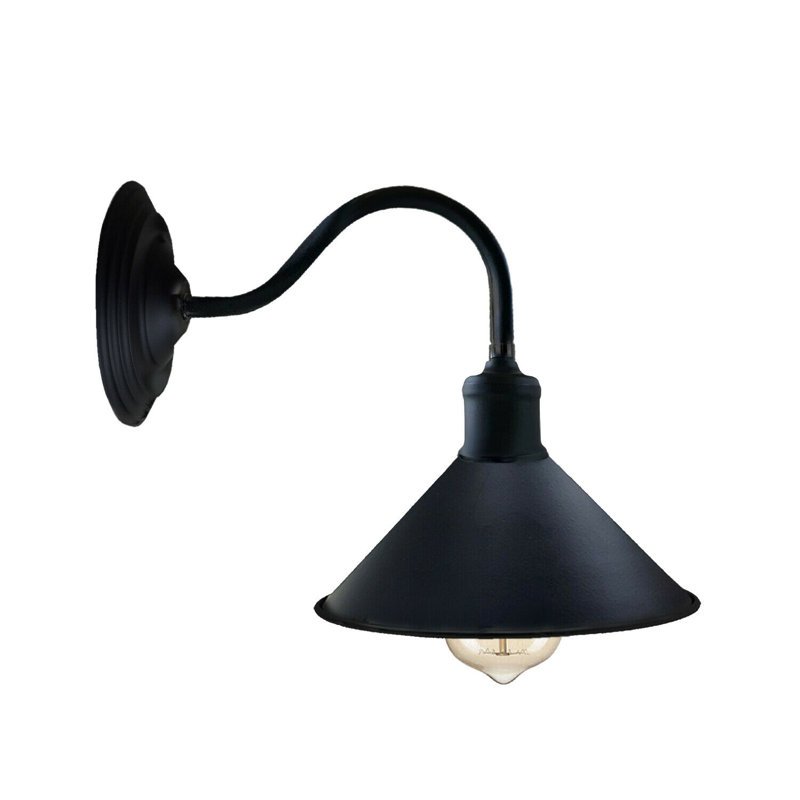 Clementina Armed Sconce, Black, Yes