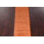 Tapis orange en laine Gabbeh 3x9