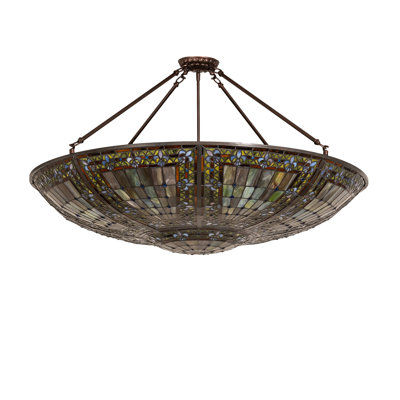 Meyda Tiffany & Stained Glass 8 - Light Semi Flush Mount