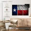 Drapeau de Borges au Texas sur bois-108094495