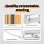 Brayden Studio Polyester Cover Retractable Door / Window Awning-2146976343-2146976346