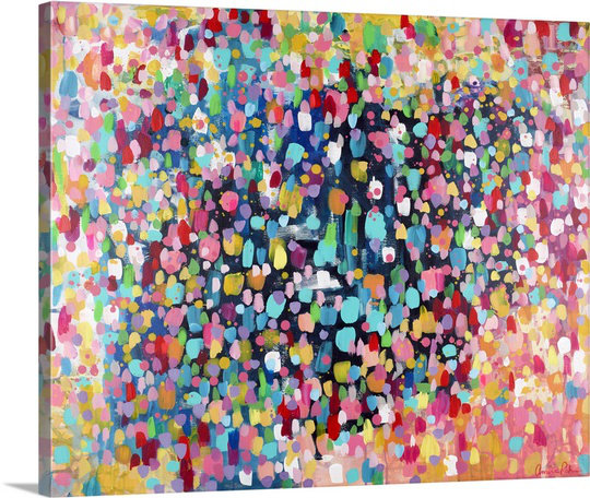 «Golconda Dance, Dance, Dance, 2015» par Amira Rahim, reproduction d'art sur toile, H 16 po x l 20 po x P 1,25 po