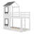 Bunk Bed With Roof, Window, Guardrail, Ladder-357218318