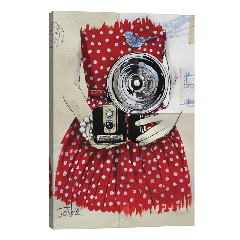 Flash by Loui Jover - Wrapped Canvas Painting, 66.04 cm H x 45.72 cm W x 1.91 cm D