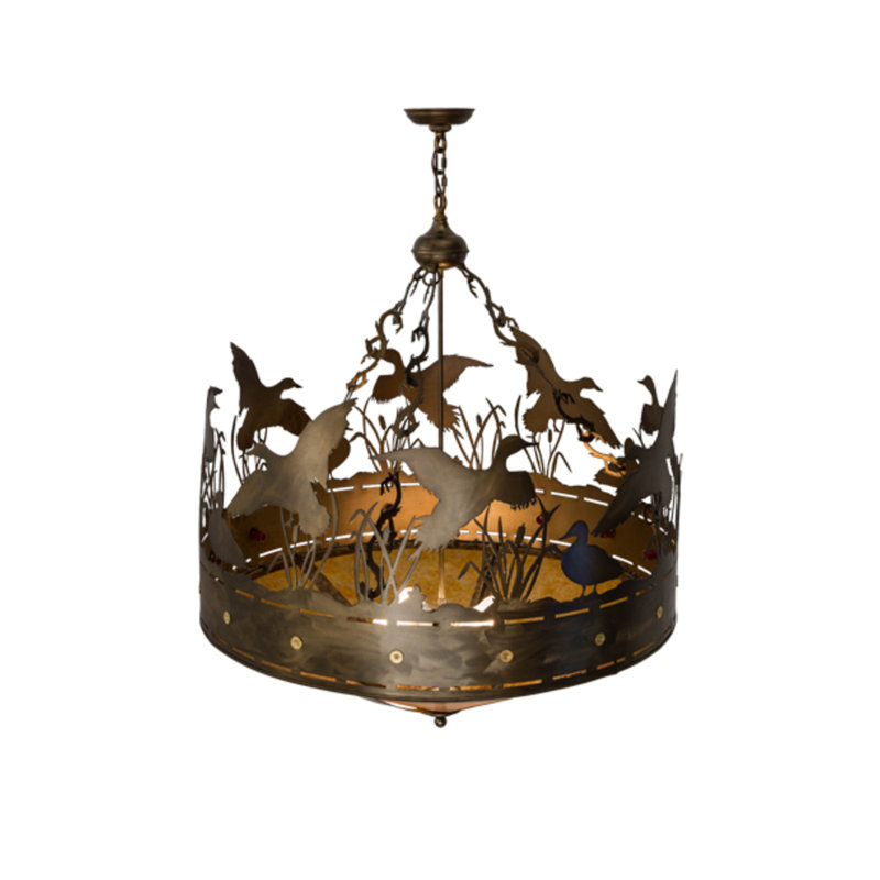 4 - Light Pendant, 49" H x 36" W x 36" D