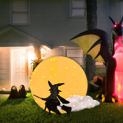 41" Halloween Witch with LED Lights