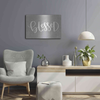 'Blessed' by Imperfect Dust, Metal Wall Art
