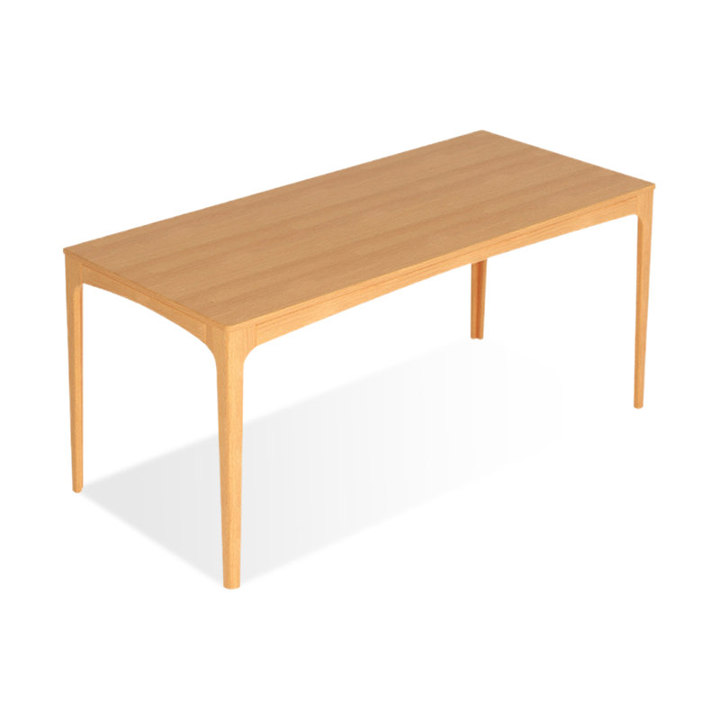 Table de salle à manger moderne Modern Burlywood, 29.53"H x 82.68"L x 35.43"W