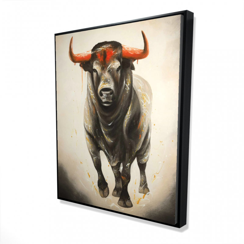 «Fierce Bull» sur toile