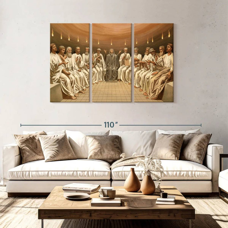 Adella 12 Disciples, 48" H x 74" W