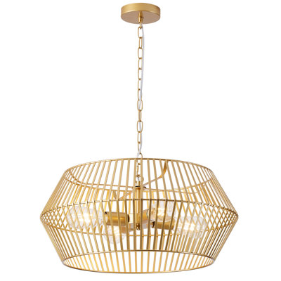 Luminaire suspendu 4 lumières DEL Ellasia