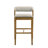 Frison Counter Height Or Bar Height Rubberwood Barstool With Fabric Seat - Set Of 2-402844027-402844028-402844031