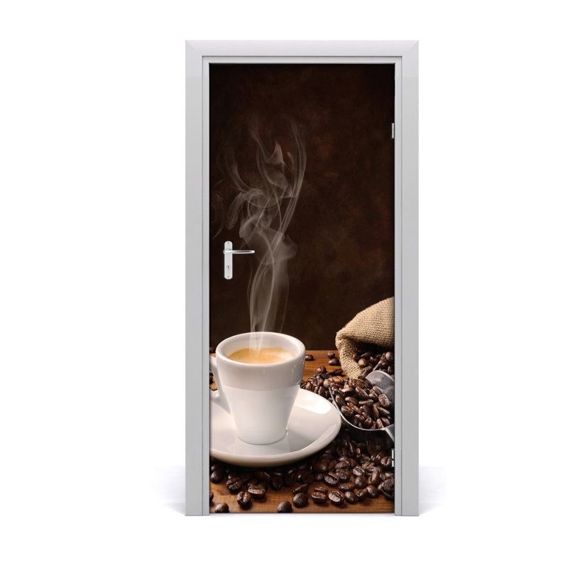 Coffee Pot Door Decal