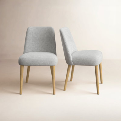 Upholstered Solid Back Parsons Dining Chair