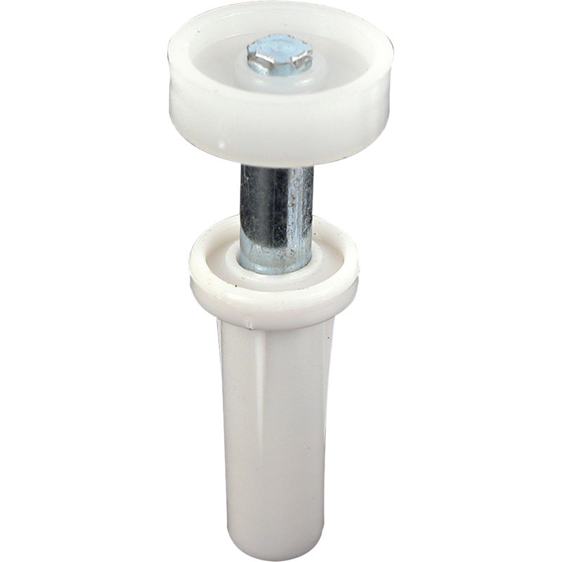 Nylon, Spring-Loaded Bi-Fold Door Top Guide Wheel (2 Pack)