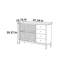 Armoire latérale simple et moderne multifonctionnelle-436238838