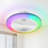 Led Low Profile Ceiling Fan With Light White Ceiling Fan With Light Flush Mount Ceiling Fan With Lights Rgb Ceiling Fan Living Room Ceiling Fan With Lights