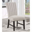 Magnifique table de salle à manger en marbre véritable 6x chaises d'appoint en tissu bouclé gris