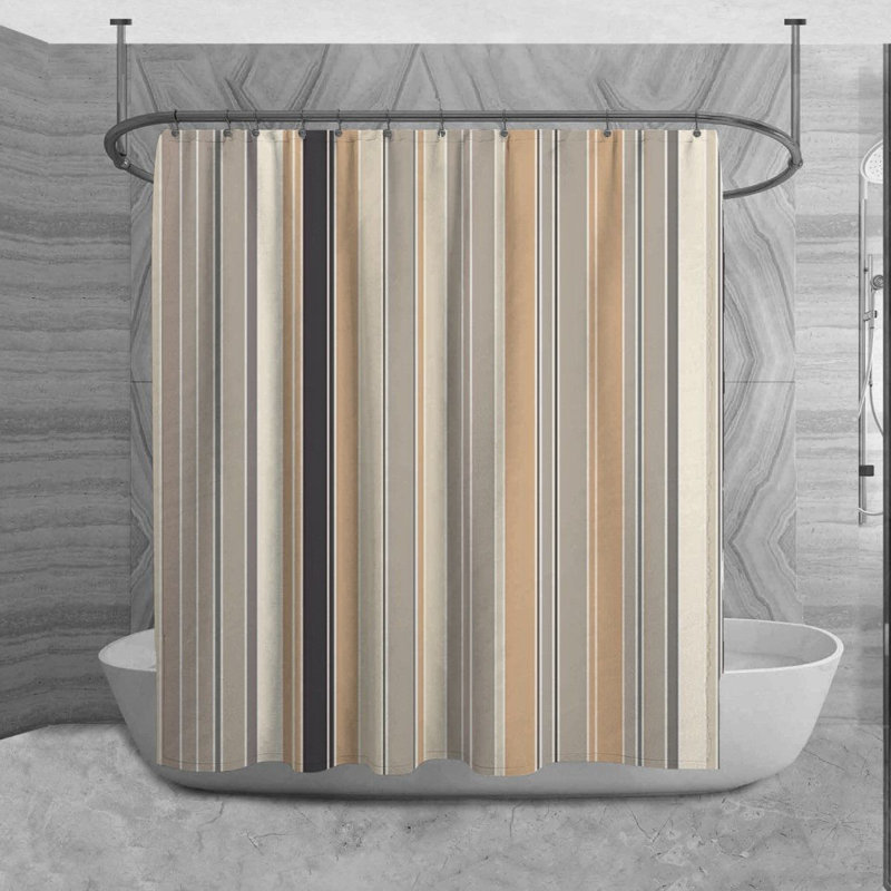 Rideau de douche Syiere, H 73 po x l 70 po