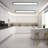 Deshunda 1 - Light 55.11" Acrylic LED Dimmable Flush Mount-1961804097