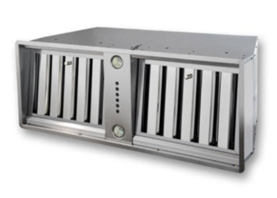 Hotte pour îlot de cuisine convertible 28 pouces 600 cfm Professional Series