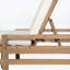 Chaise longue d'extérieur avec dossier réglable à 5 positions, coussins épais, résistante aux intempéries pour la terrasse, le balcon et le jardin-125823153