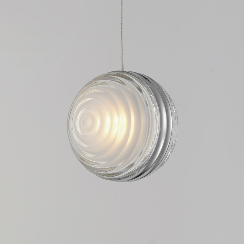 Aliese 1 - Light Polished Chrome LED Single Pendant