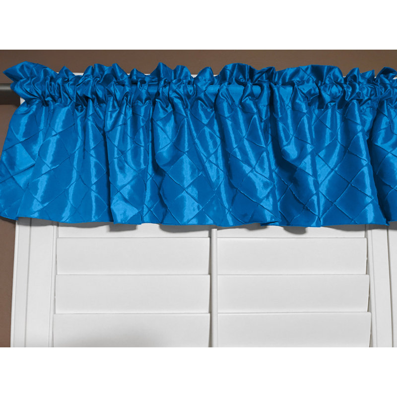 Cantonnière sur mesure l 52 po, Turquoise, L 52 po x L 32 po