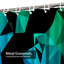 Rideau de douche transparent transparent, rideaux de douche pour la salle de bain avec 12 crochets-129947927