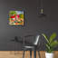 Art mural en verre épique «Come To Poppa» par Koday, 24 po x 24 po-2050270640