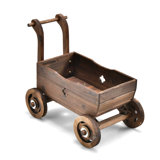 Calumet Wood Wheelbarrow Planter