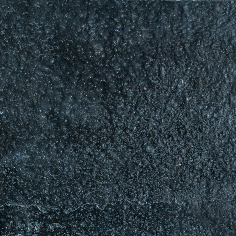 12 in. x 24 in. Honed Stone Tile, Brushed Black Stallion