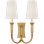 Thomas O'Brien Delphia Large Double Arm Sconce