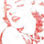 Glamour Marilyn Monroe, toile blanche à fleurs - Décoration intérieure-119862052