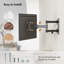 VonHaus Single Screen Wall Mount