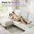 105.5'' U-Shape Upholstered Terry Sectional Sofa-1057974681