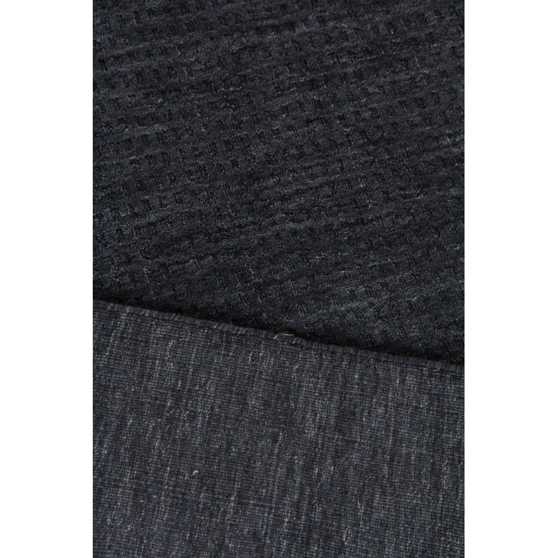 Handmade Charcoal Sheepskin Rectangular 10' x 14' Rug
