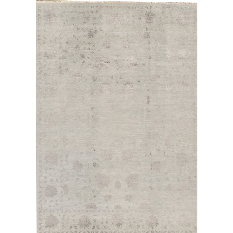 Wool Area Rug in Gray