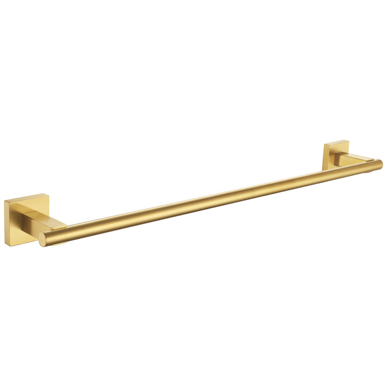 23.5'' Wall Mounted Towel Bar, Brushed Gold