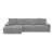  Ocossio Ultra-Plush Fabric Sectional-2000206031-2000206018