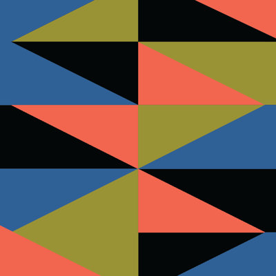 Geometric Pattern - Wrapped Canvas Print