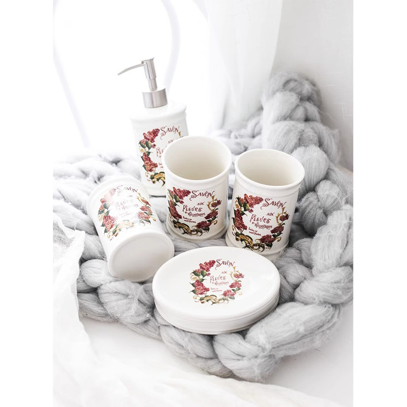 Ensemble complet d'accessoires de salle de bain 5 pièces