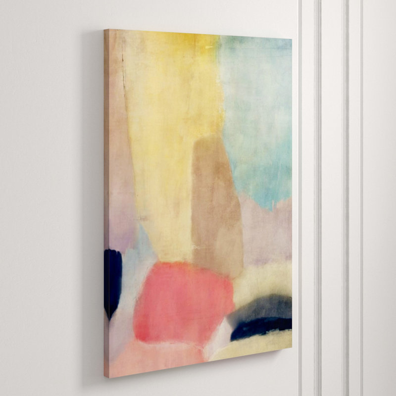 Cheerful Memory Painting by Michelle Bennett, Image Brush Gel, 60" H x 40" W