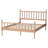 Baxton Studio Laurent Platform Bed - Spindle Bed Frame With Bamboo-Style Turned Posts, Cottage Farmhouse Bedroom Furniture, Queen