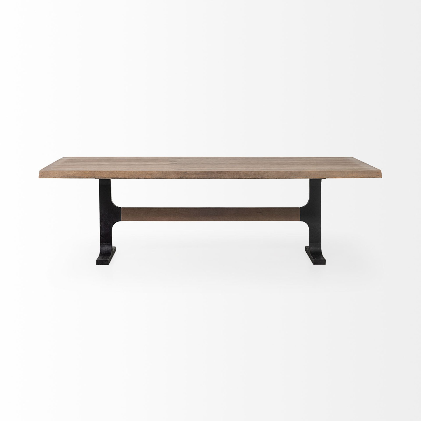 Janae 95'' Dining Table, Brown