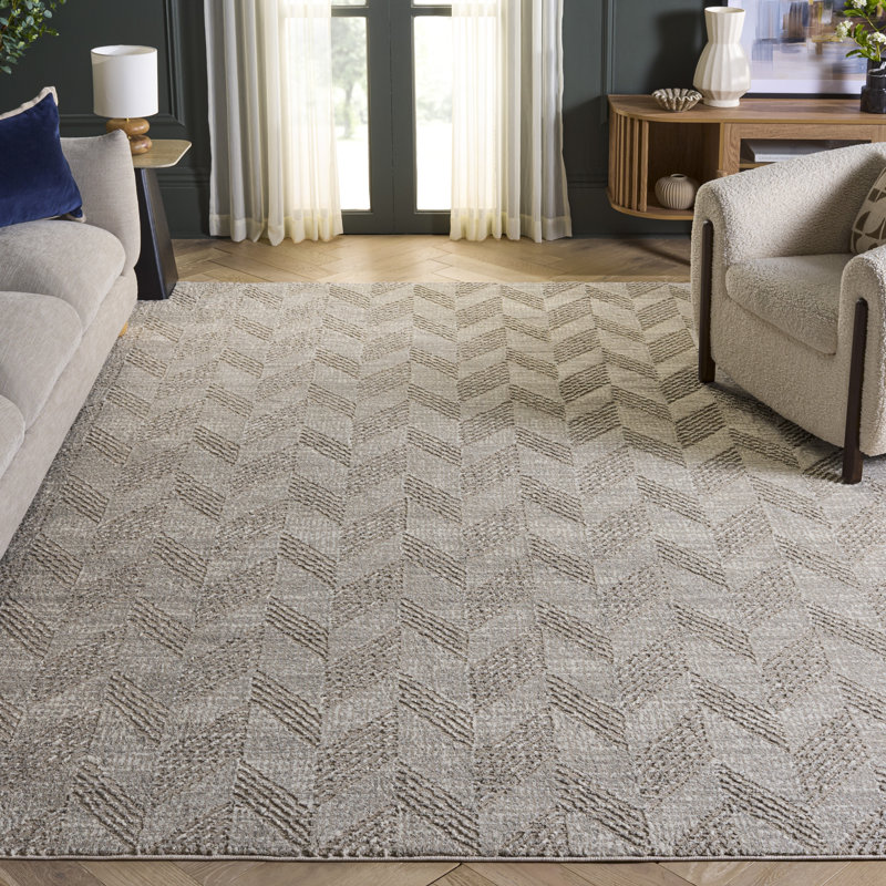 Itu Performance Geometric Rug, Rectangle 8' x 10'